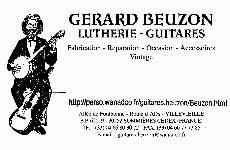 Guitares Grard Beuzon